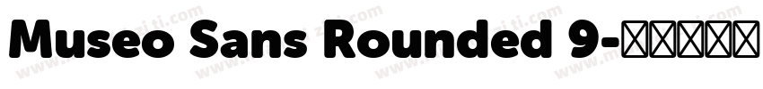 Museo Sans Rounded 9字体转换